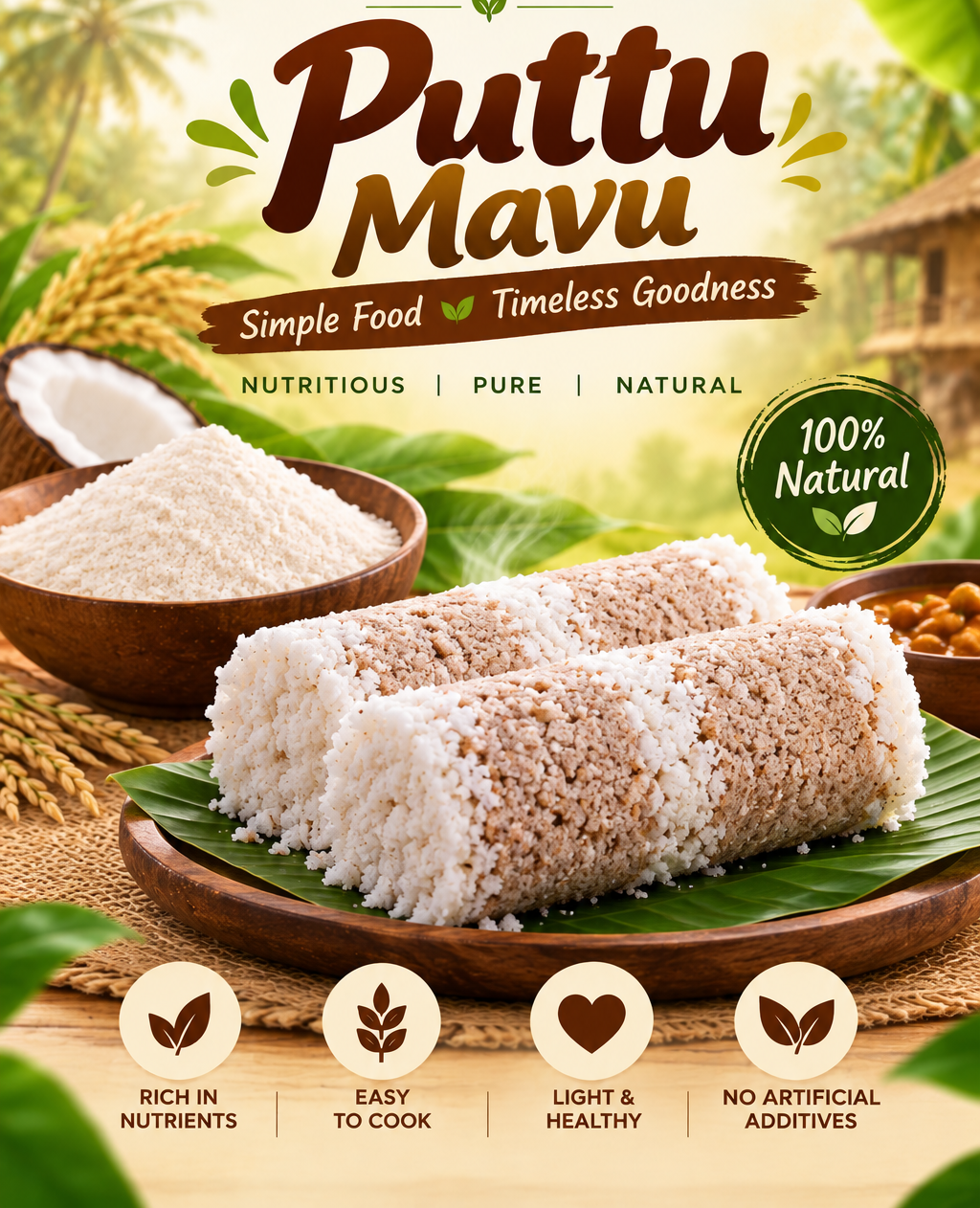 Traditional Puttu Maavu