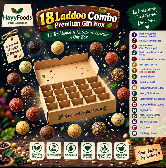 Assorted Laddoo Gift Box – 18 Varieties