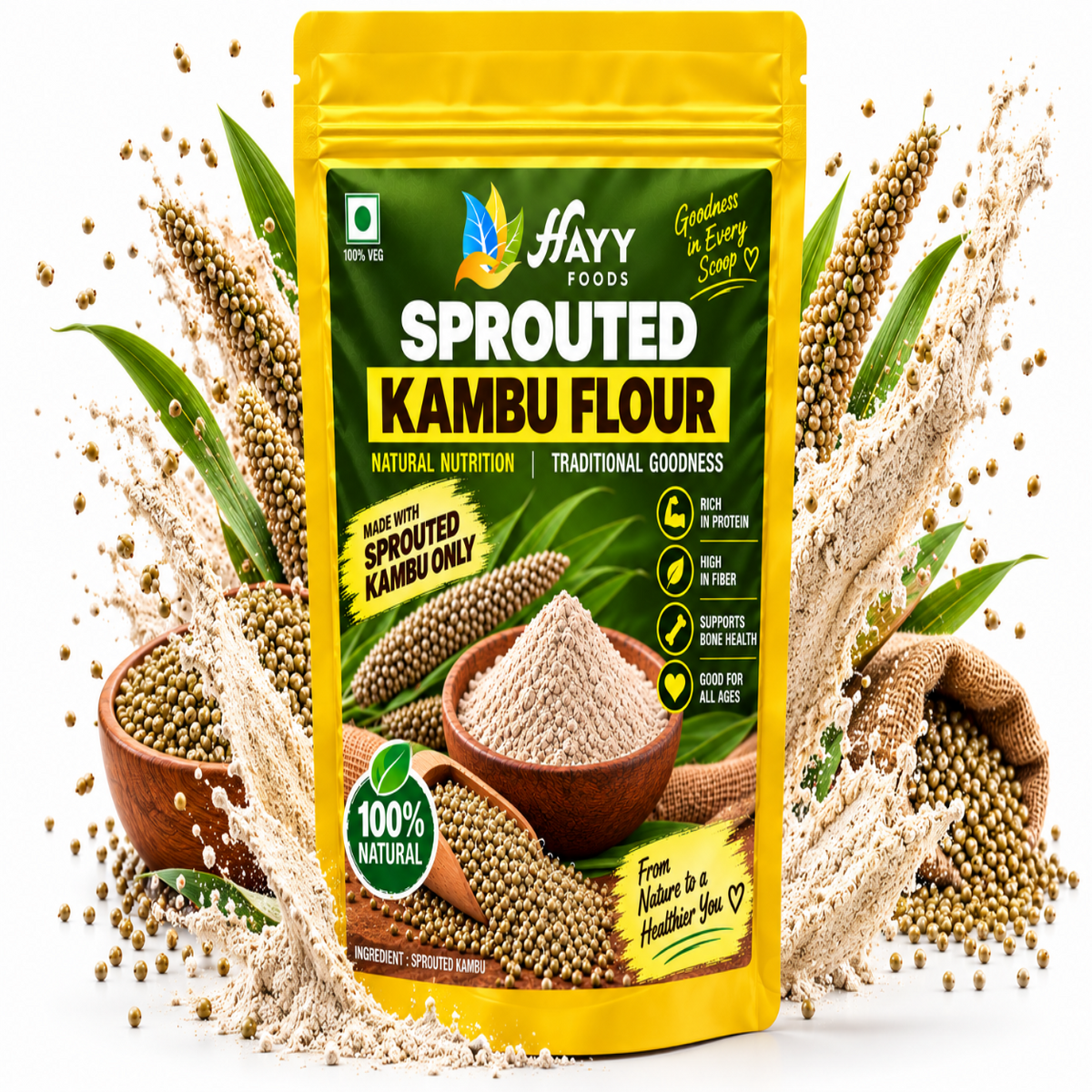 Sprouted Kambu Flour