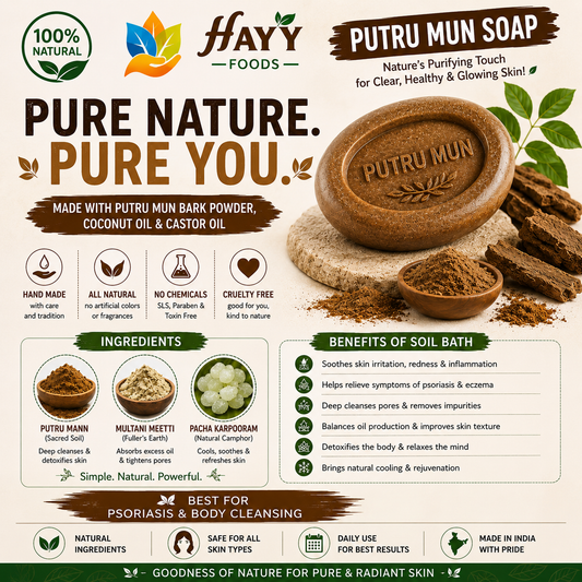 Putru Man (புற்று மண) Soap - Anthil Soil Soap