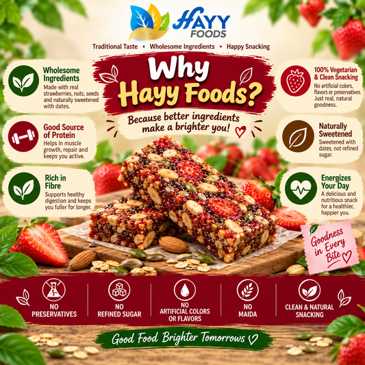 Strawberry Dates & Nuts Protein Bars