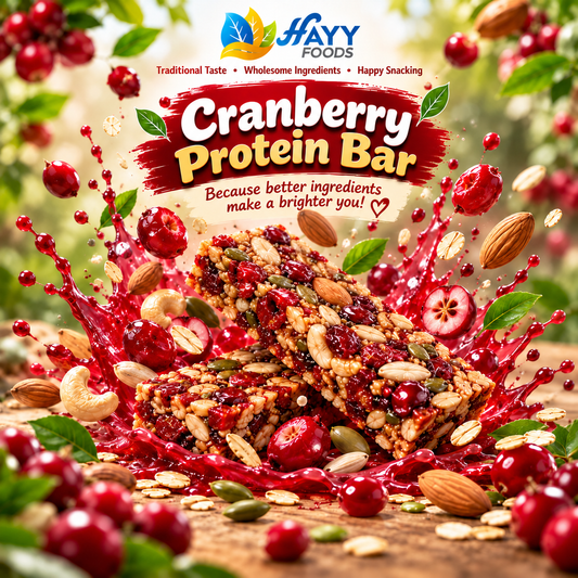 Cranberry Dates & Nuts Protein Bars