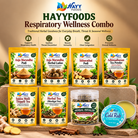 HAYYFOODS Respiratory Wellness Combo
