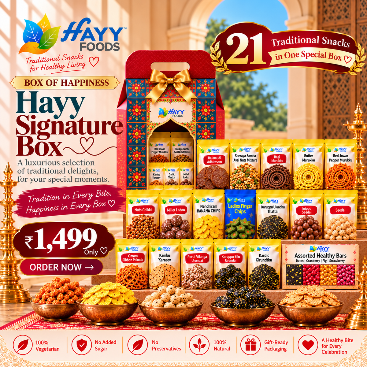 Signature Gift Box - 20+ Sweets and Savouries