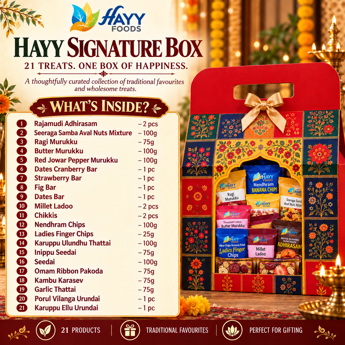 Signature Gift Box - 20+ Sweets and Savouries