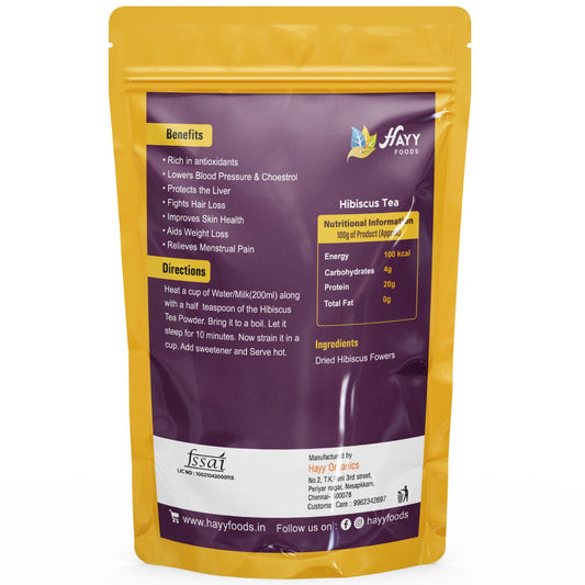 Hibiscus Leaf Tea 50g