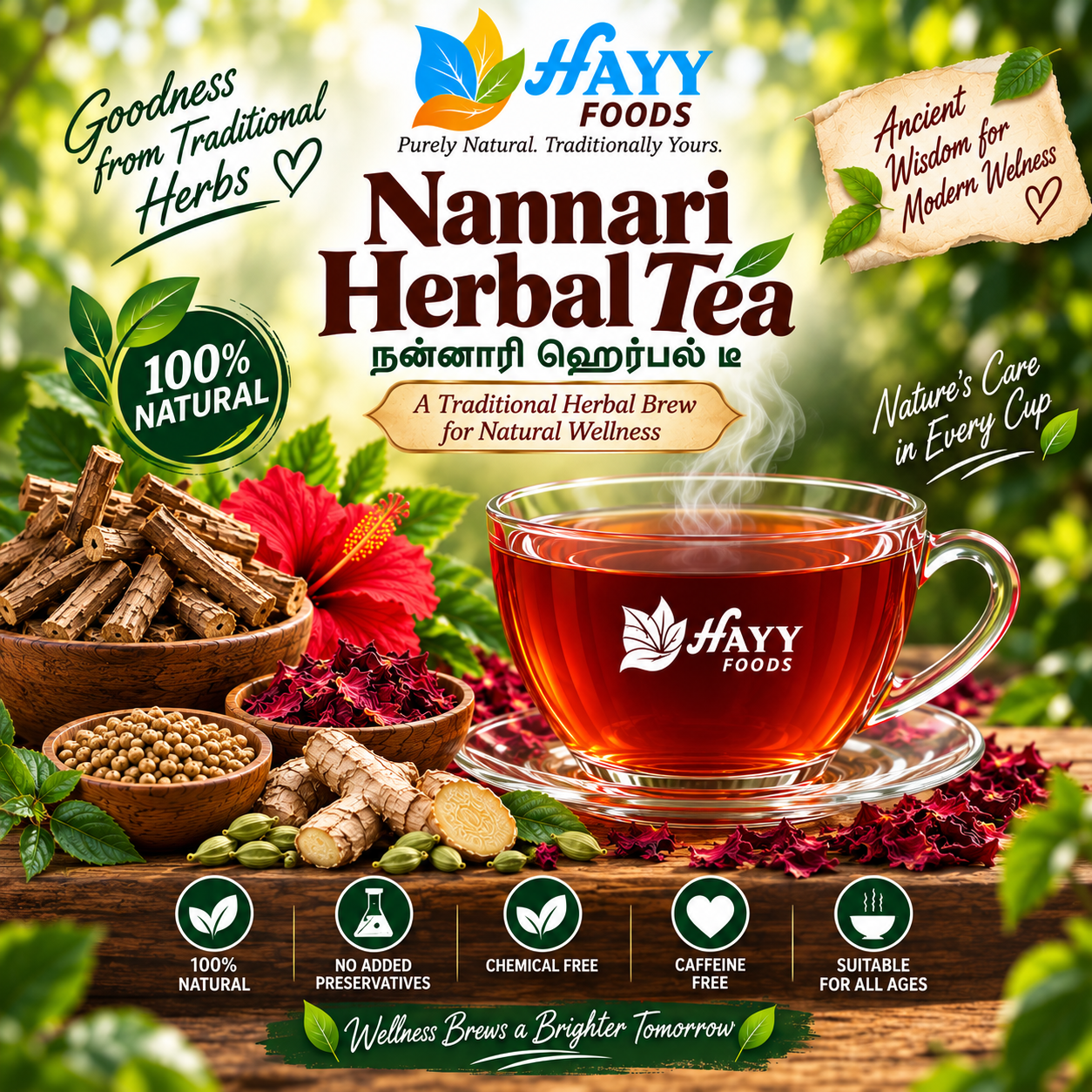 Nannari Herbal Tea