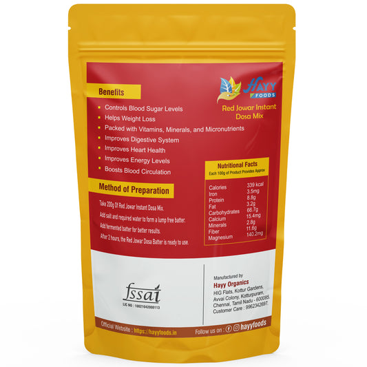 Red Jowar Dosa Mix 500g