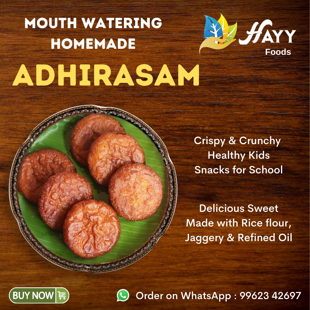 Red Rice Adhirsam (Jaggery Sweet) 250g