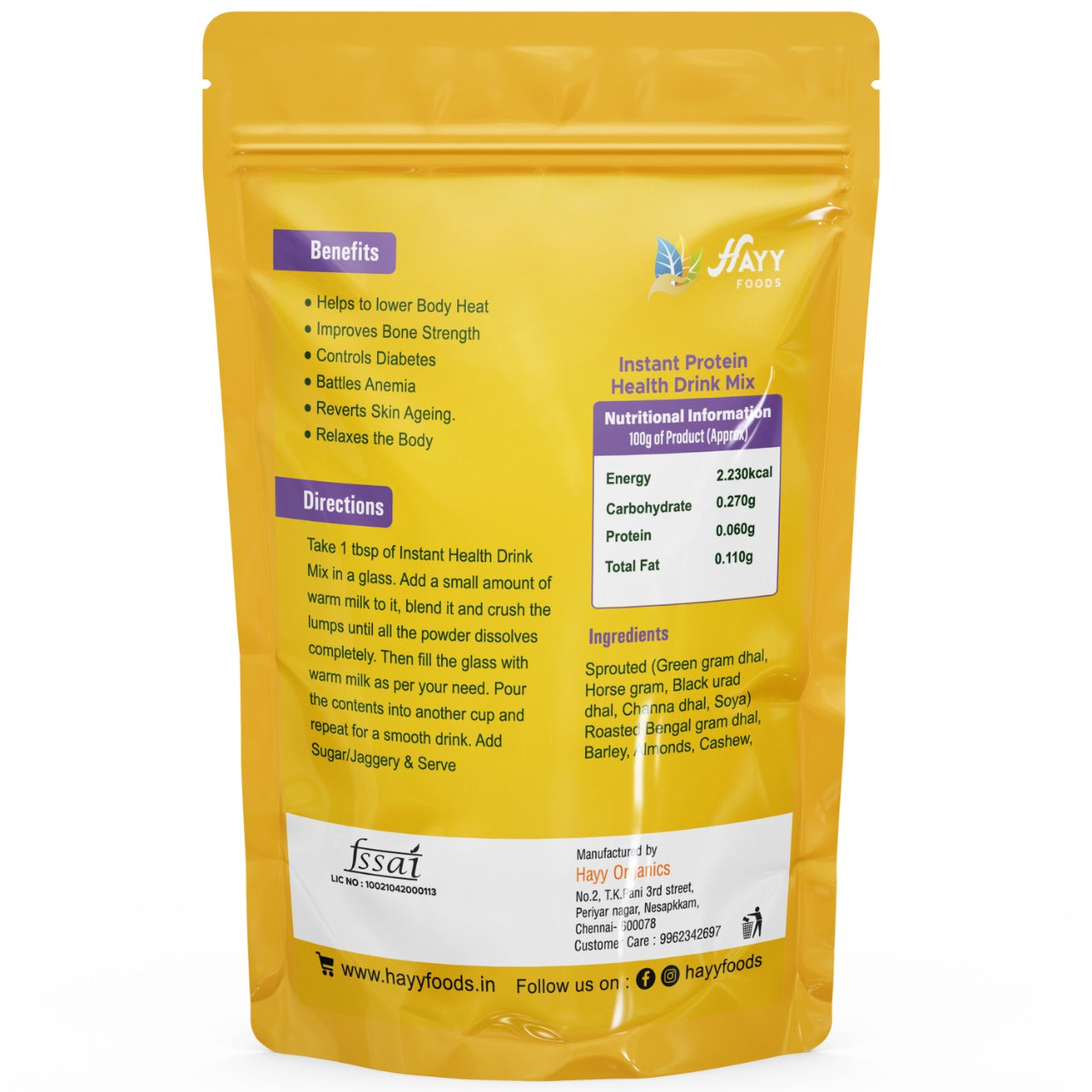 Instant Protein Health Mix 250g