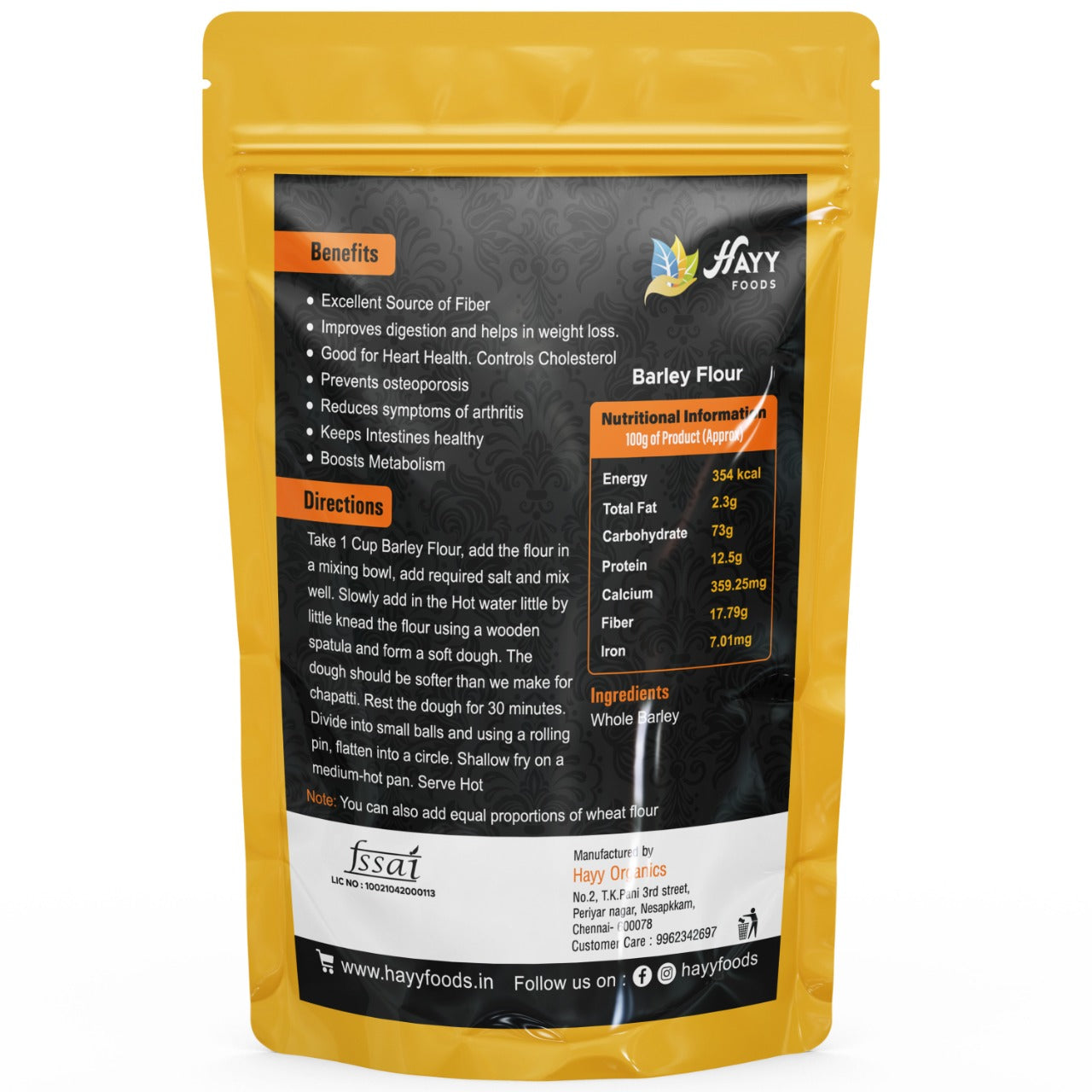 Barley Flour 500g