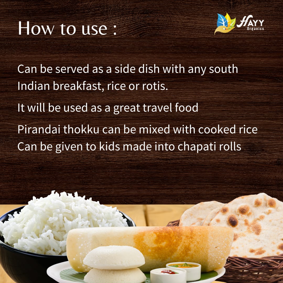 Pirandai Thokku/Pickle