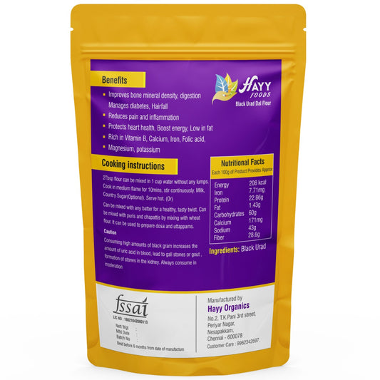 Karuppu Ulundhu Kali Mix - Black Urad Dal Pudding  Mix  250g