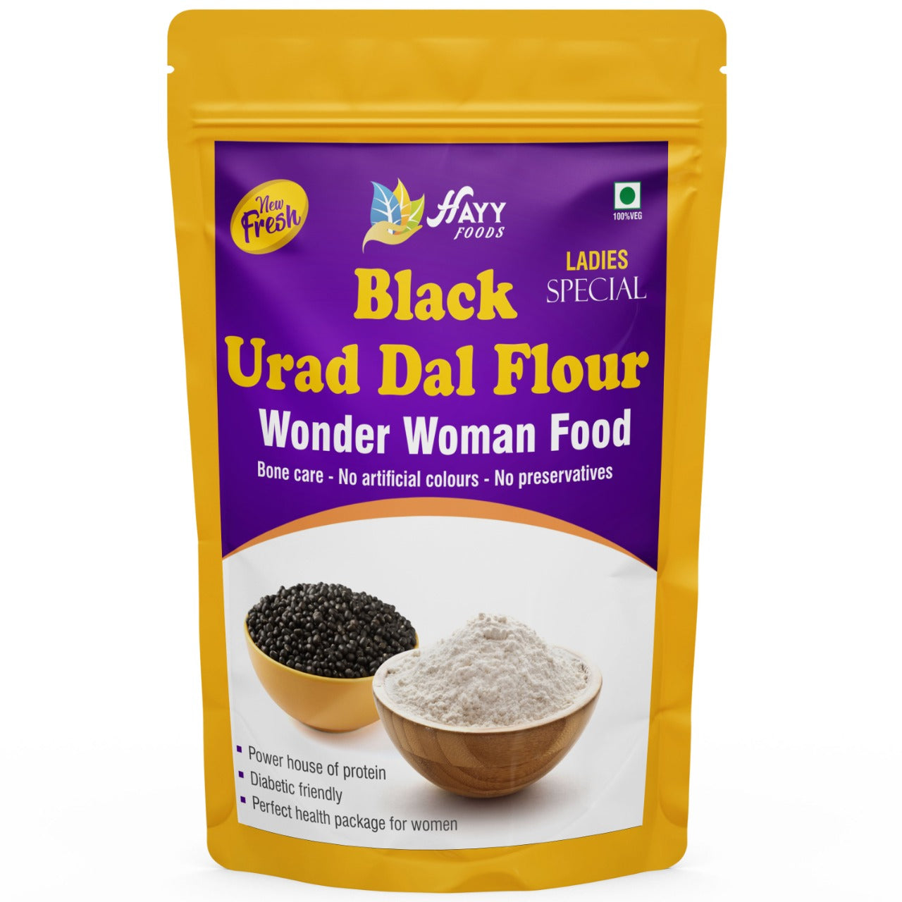 Karuppu Ulundhu Kali Mix - Black Urad Dal Pudding  Mix  250g