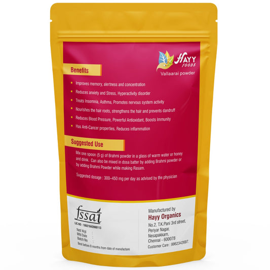 Vallarai Keerai Powder 250g