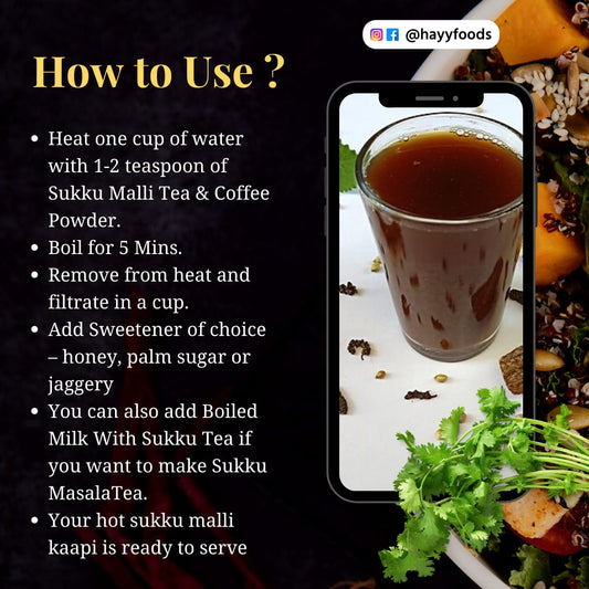 Sukku Malli Thippili Tea&Coffee Powder 250g