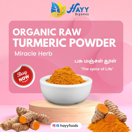 Organic Raw Turmeric Powder 250g