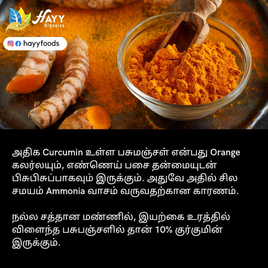 Organic Raw Turmeric Powder 250g