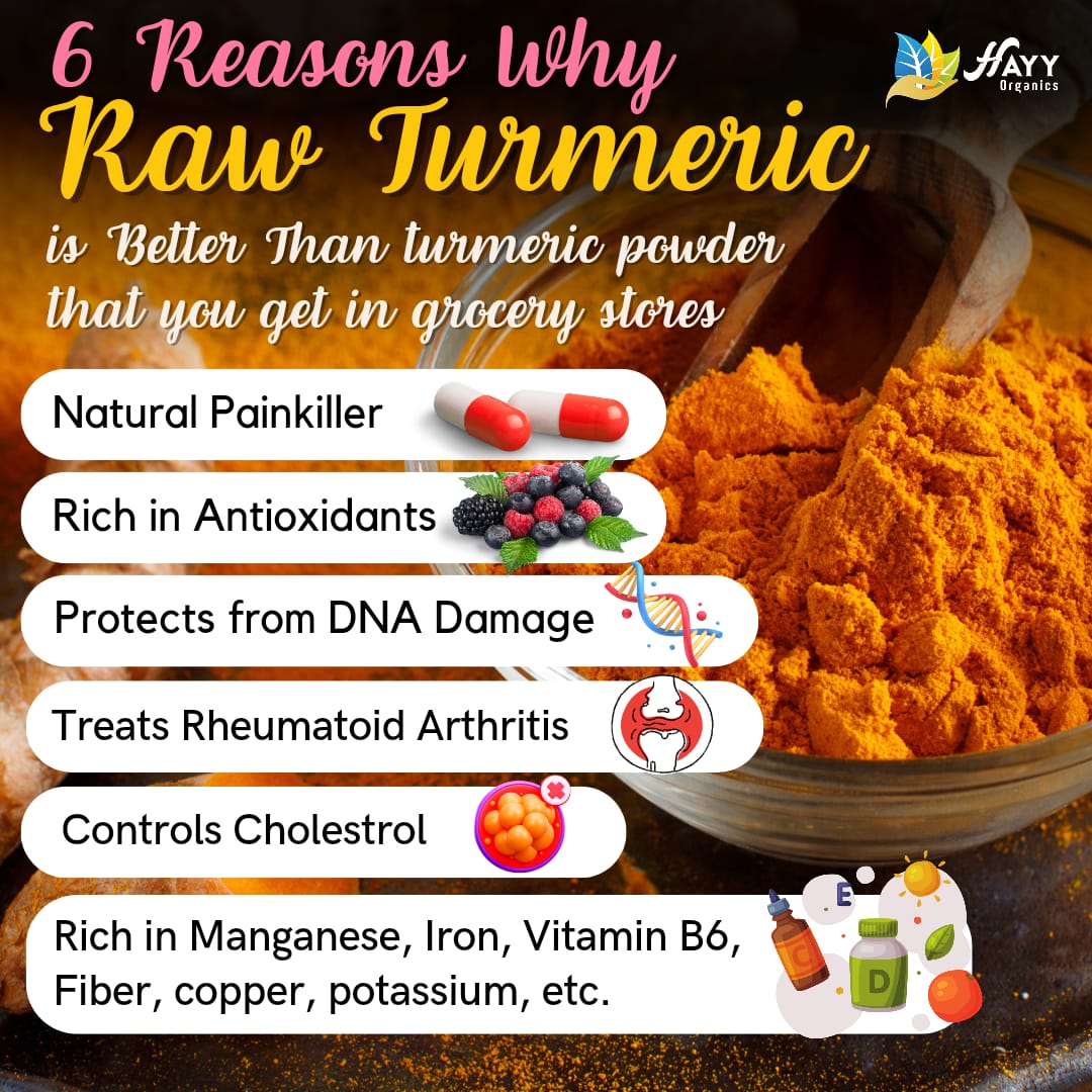 Organic Raw Turmeric Powder 250g