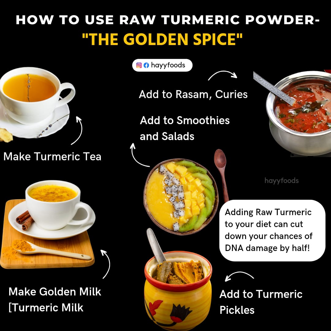 Organic Raw Turmeric Powder 250g