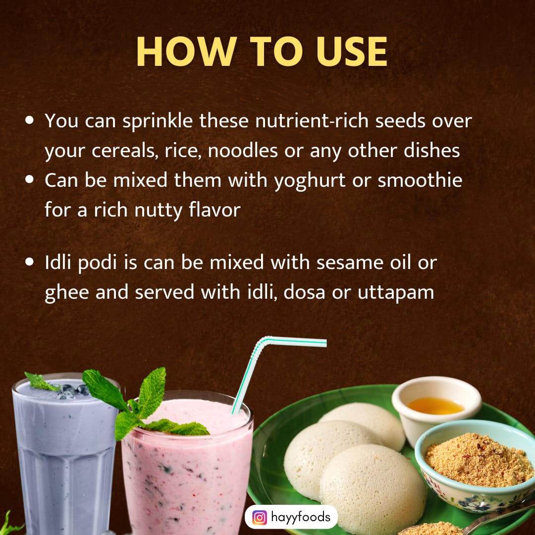 Black Sesame Idli Podi 250g