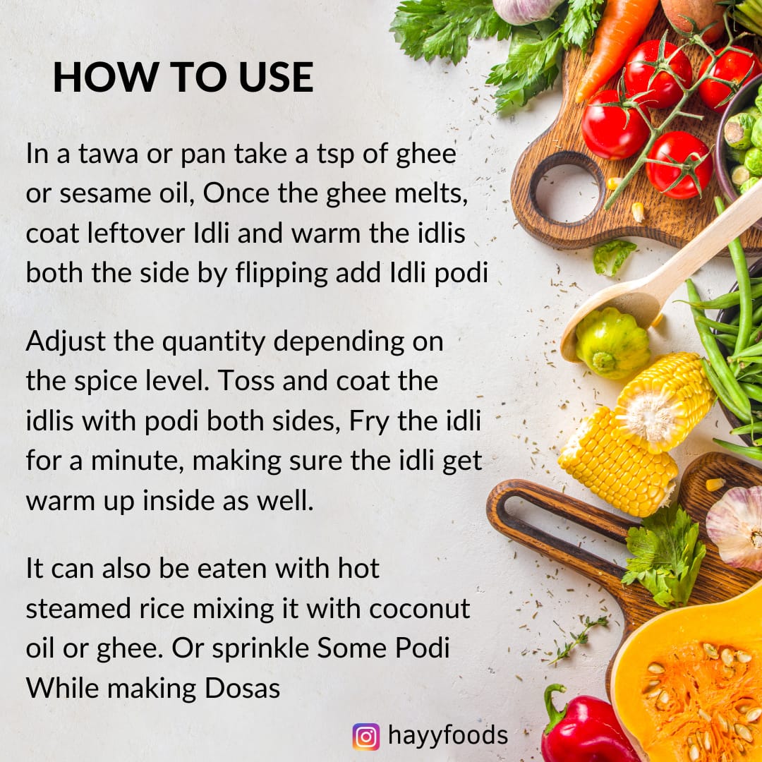 Thoothuvalai  Idli Podi 250g