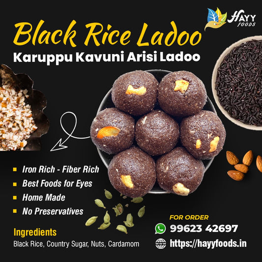 Black Rice Laddoo (Karuppu Kavuni Laddu) 250g