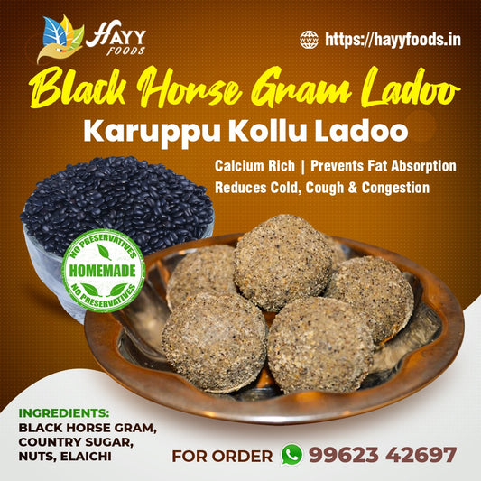 Black Horse Gram Ladoo (Kollu Ladoo) 250g