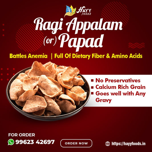 Ragi Appalam 100g