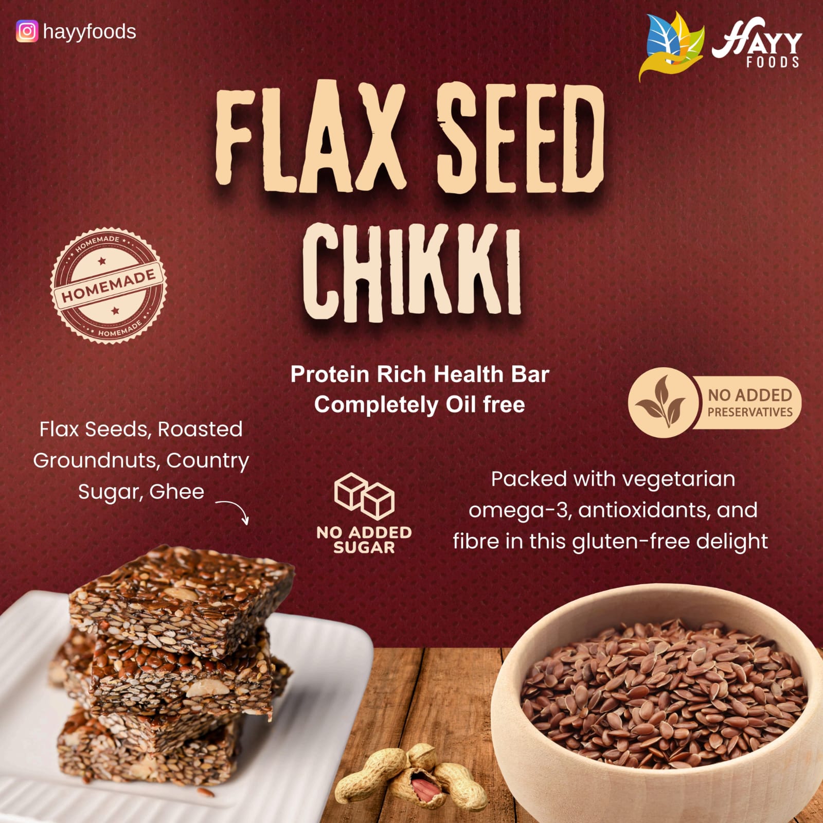 Flax Seeds Chikki 150g