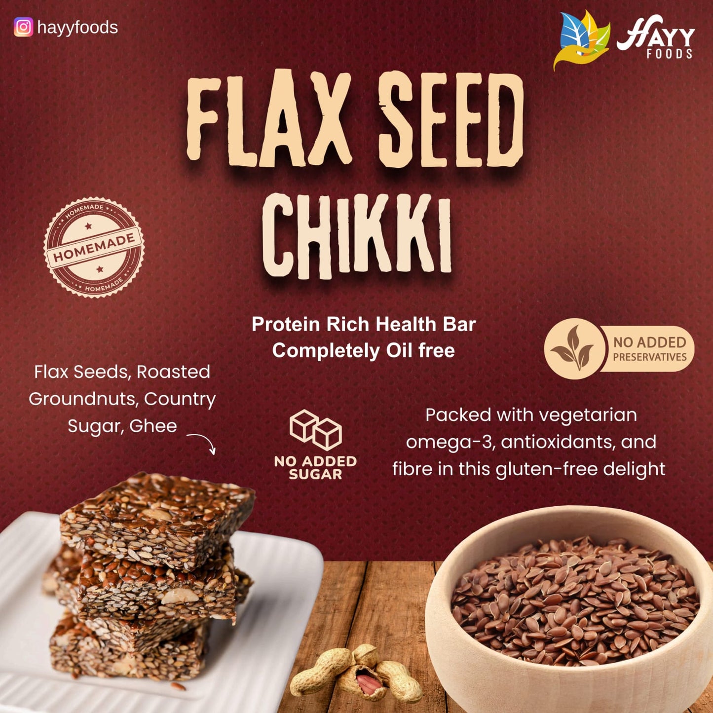 Flax Seeds Chikki 150g