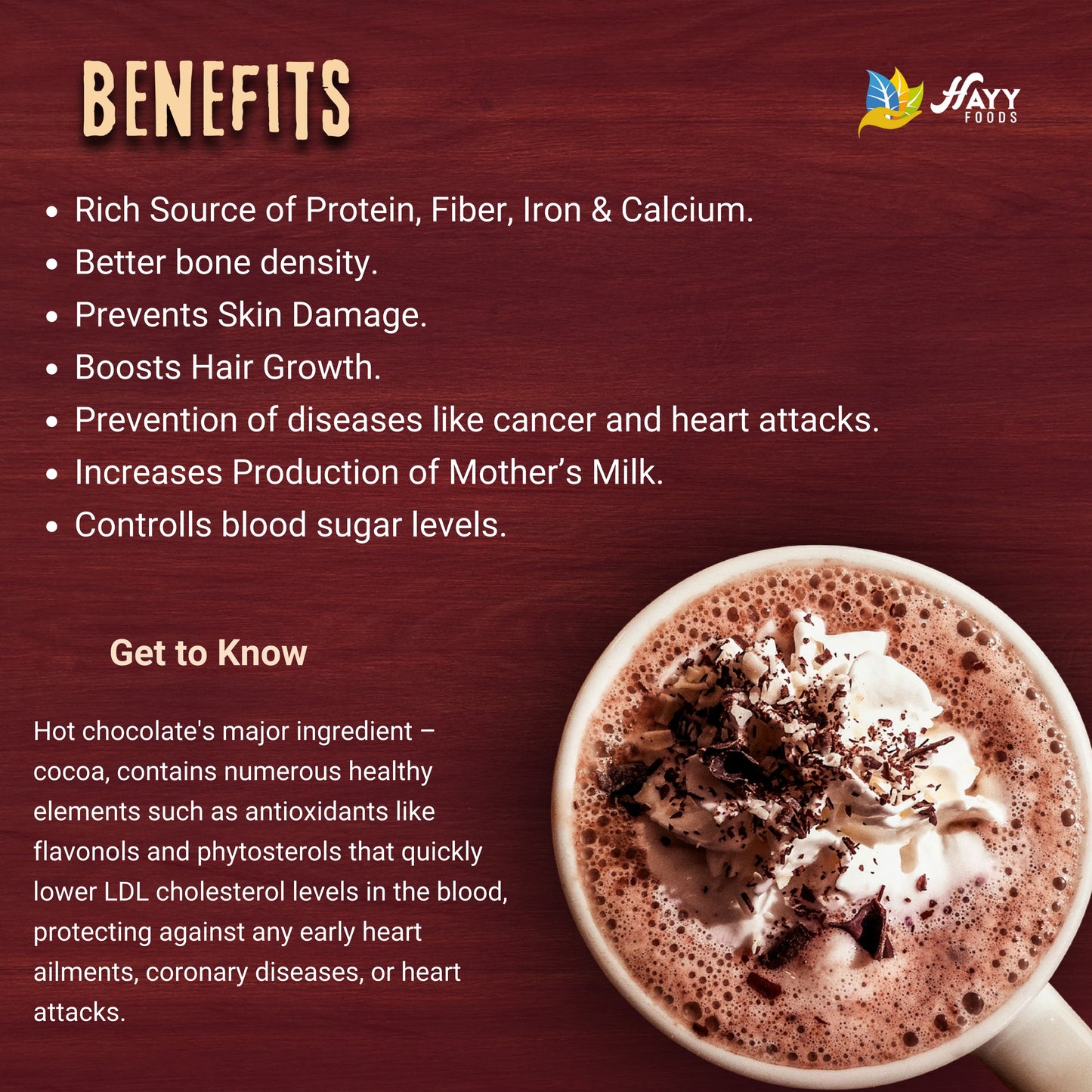 Sprouted Ragi Hot Chocolate 250g