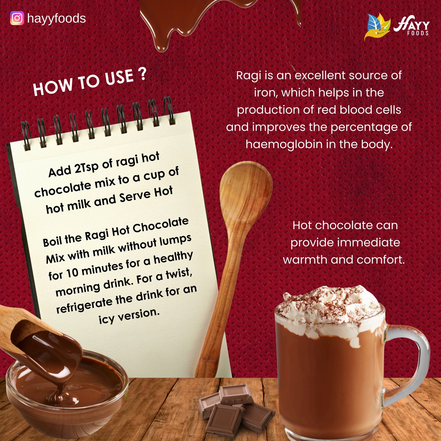 Sprouted Ragi Hot Chocolate 250g