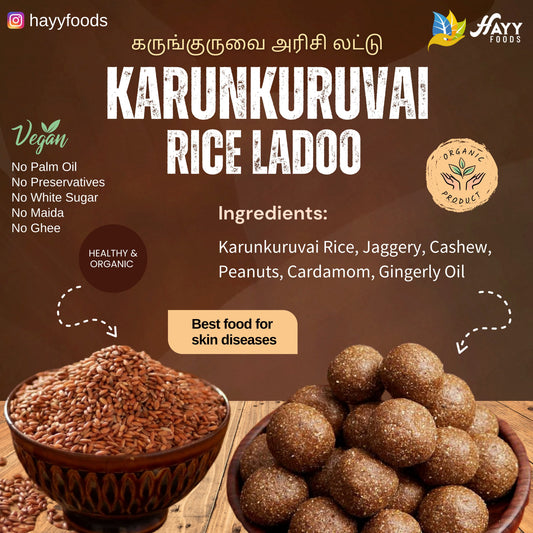 Karunkuruvai Red Rice Ladoo 250g