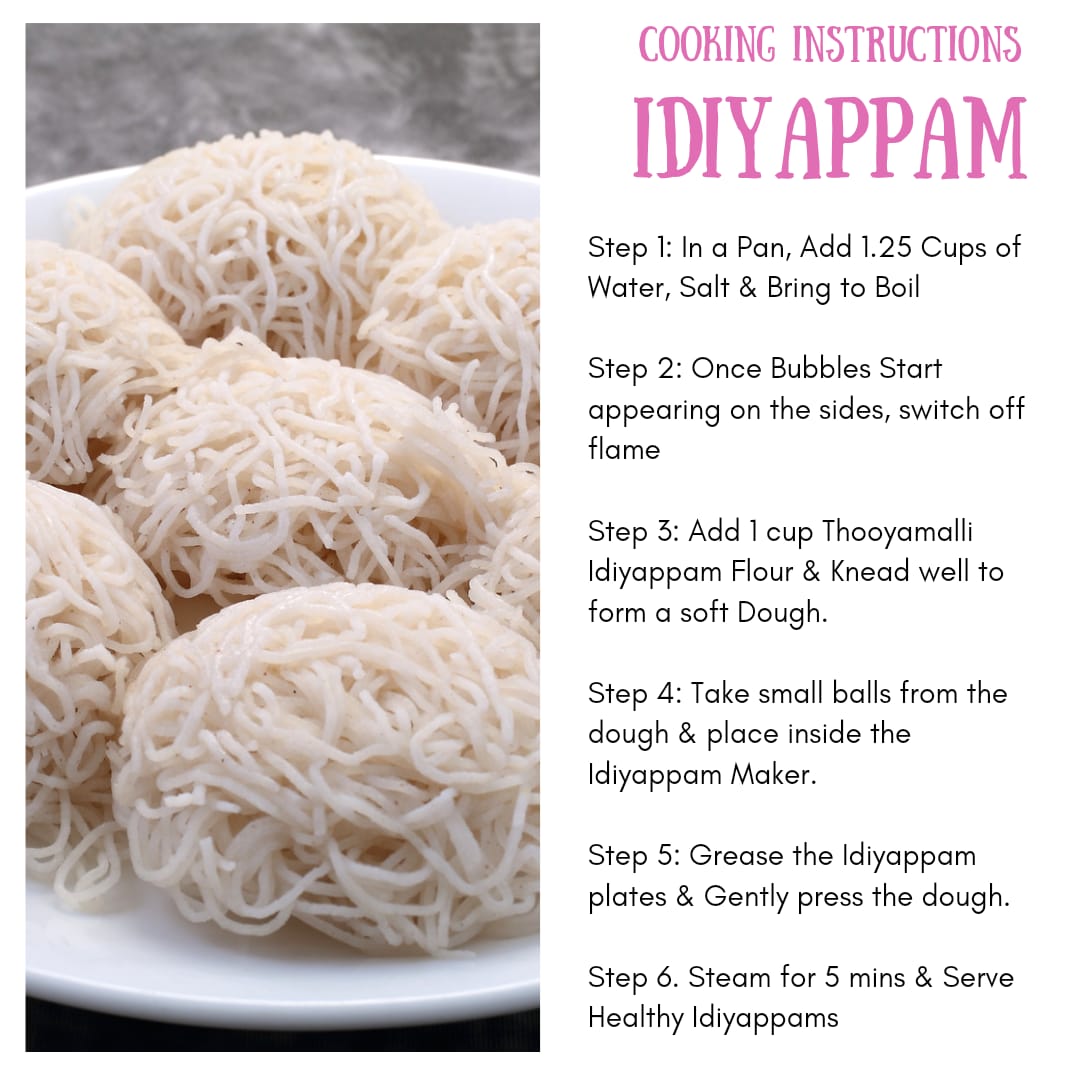 Thooyamalli Rice Roasted Idiyappam Flour 500g