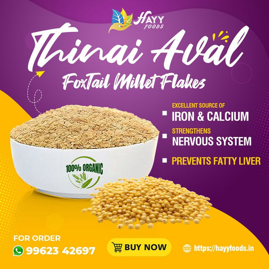 Thinai Aval (Foxtail Millet Flakes) 250g