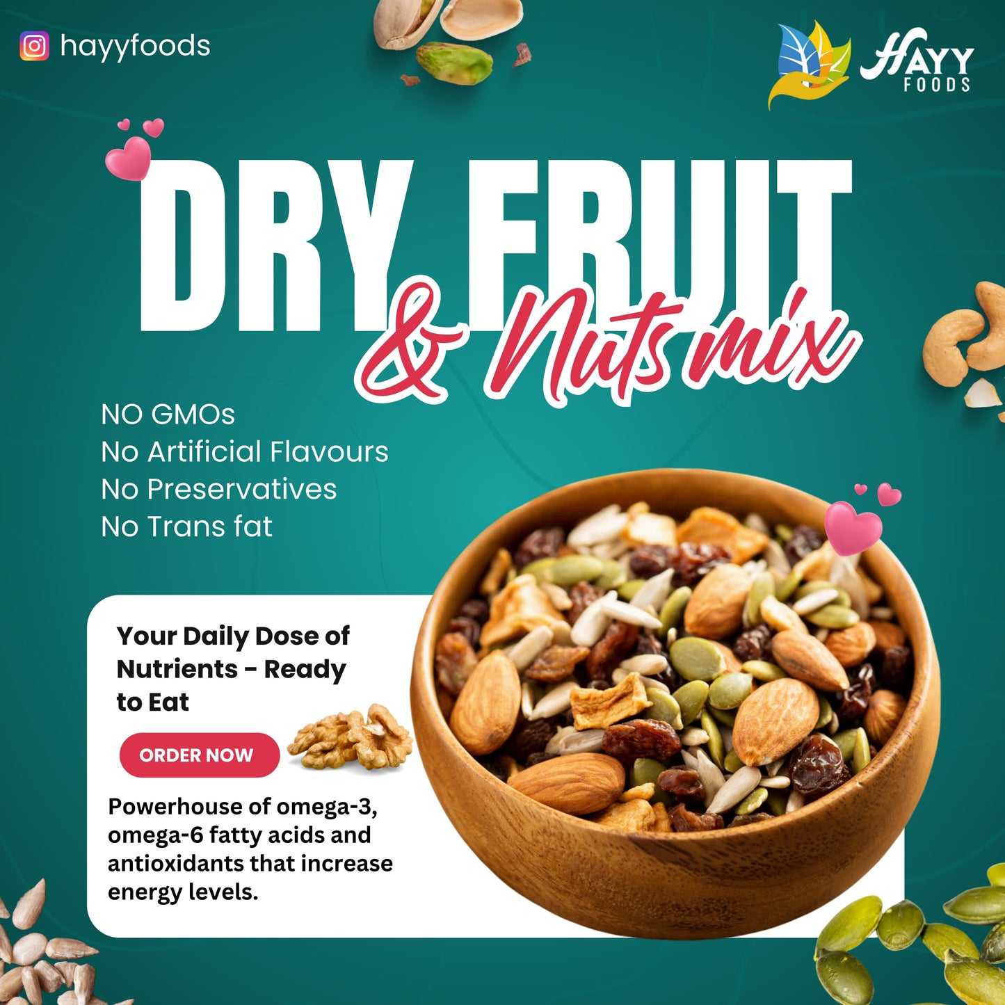 Dry Fruits Nuts Seeds Mix 250g