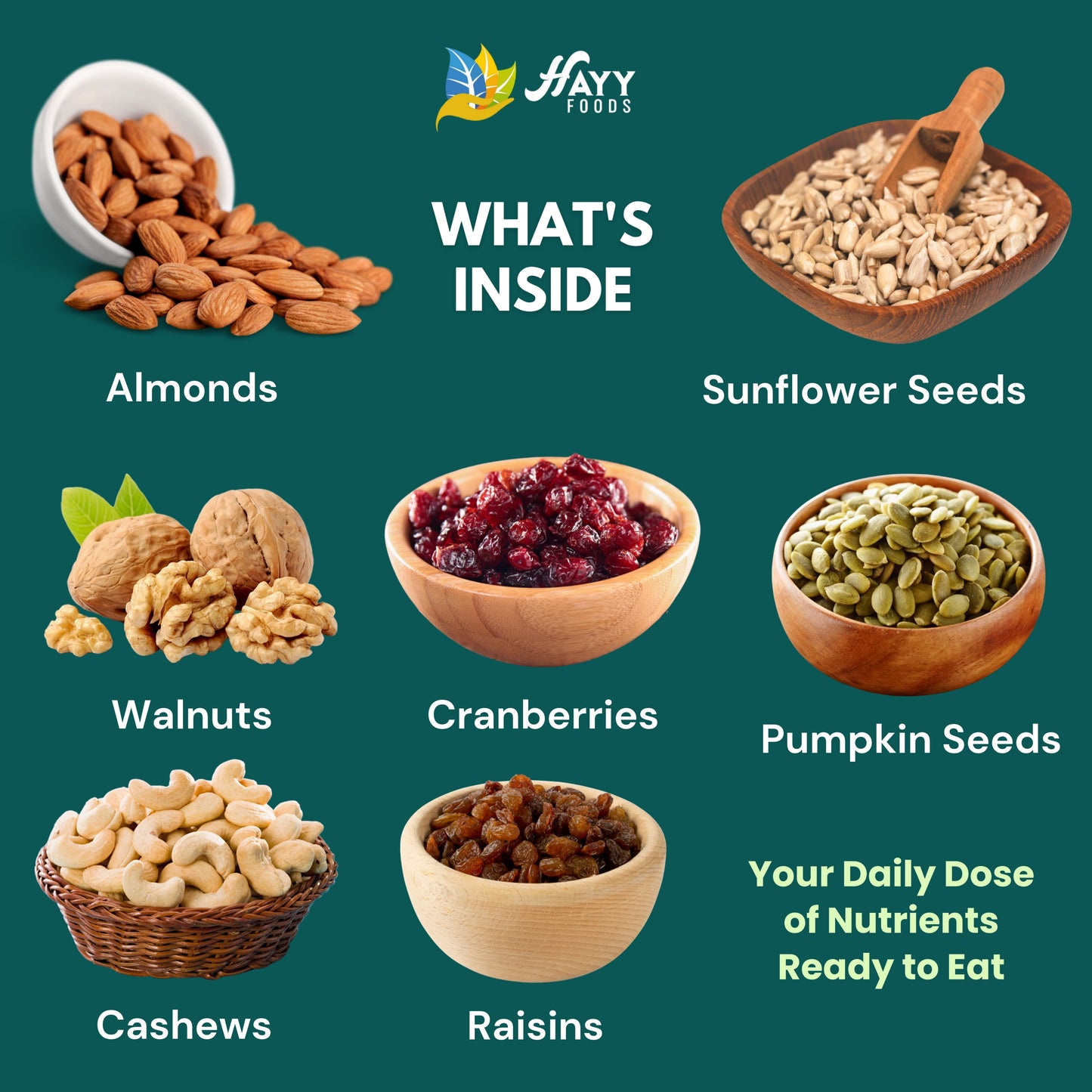 Dry Fruits Nuts Seeds Mix 250g