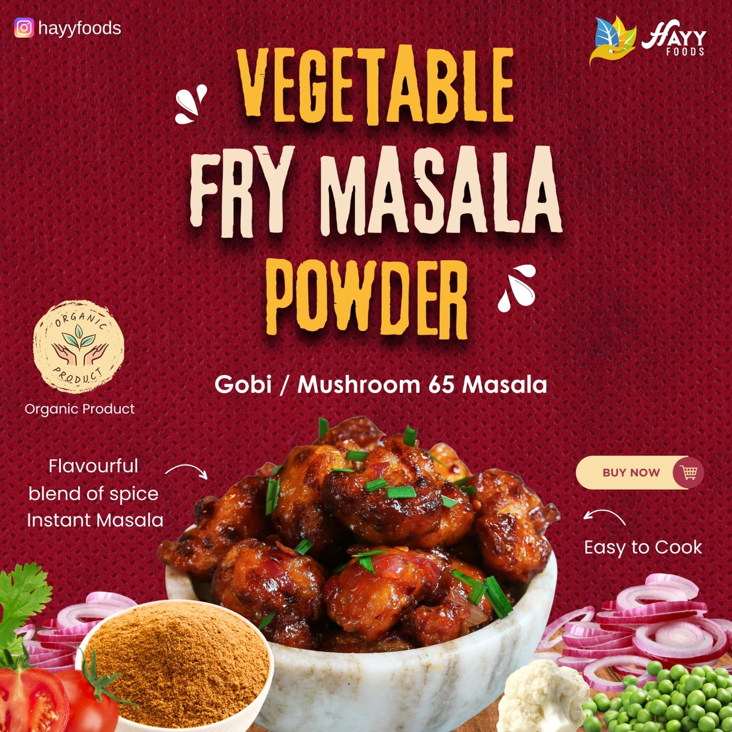 Vegetable Fry Masala Powder