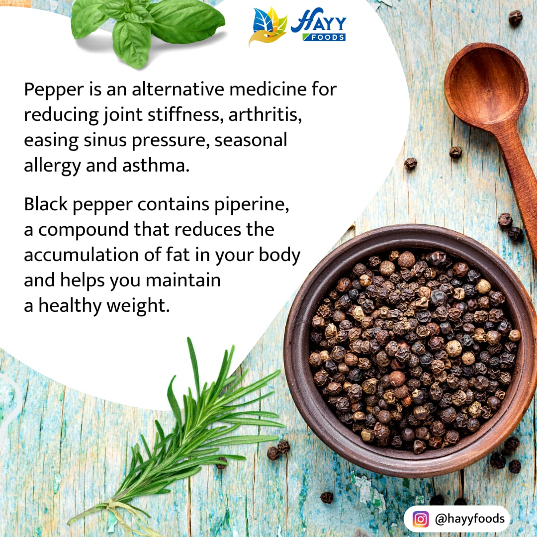 Organic Black Pepper 200g