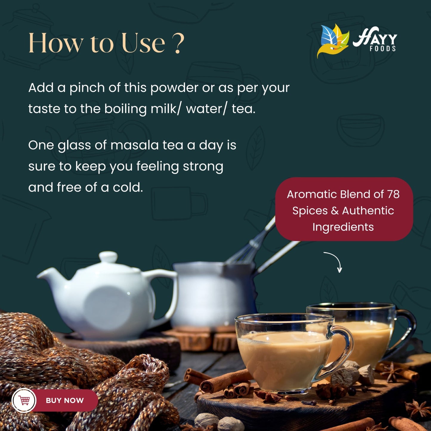 Chai Masala Powder - Tea Masala 50g