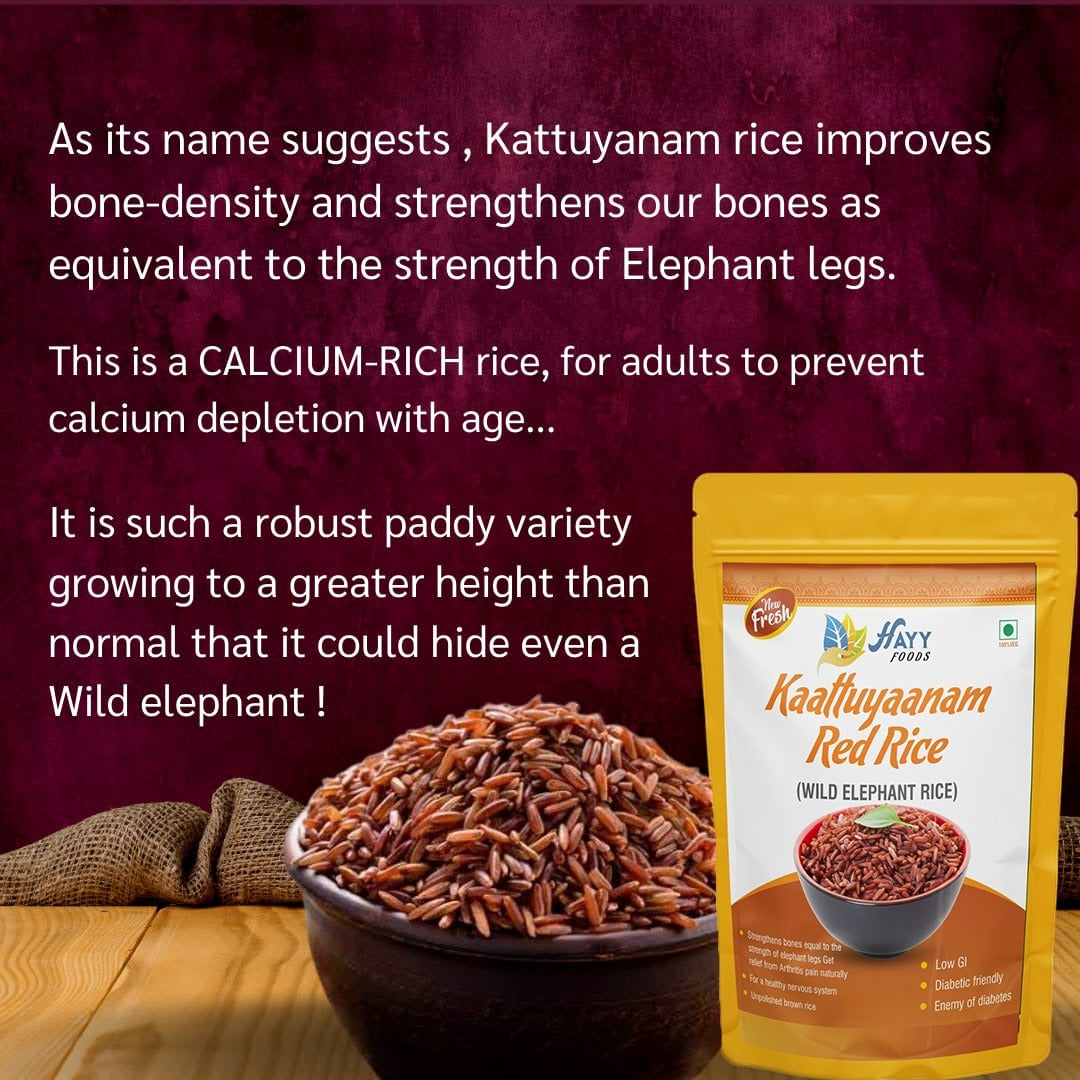 Kaatuyaanam Red Rice 1Kg