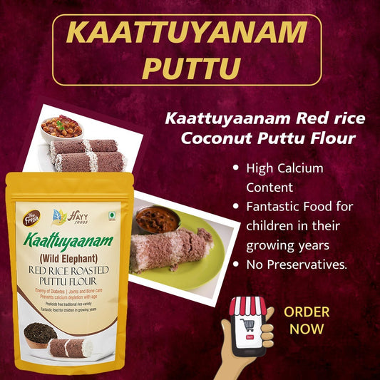 Kaatuyaanam Rice Puttu