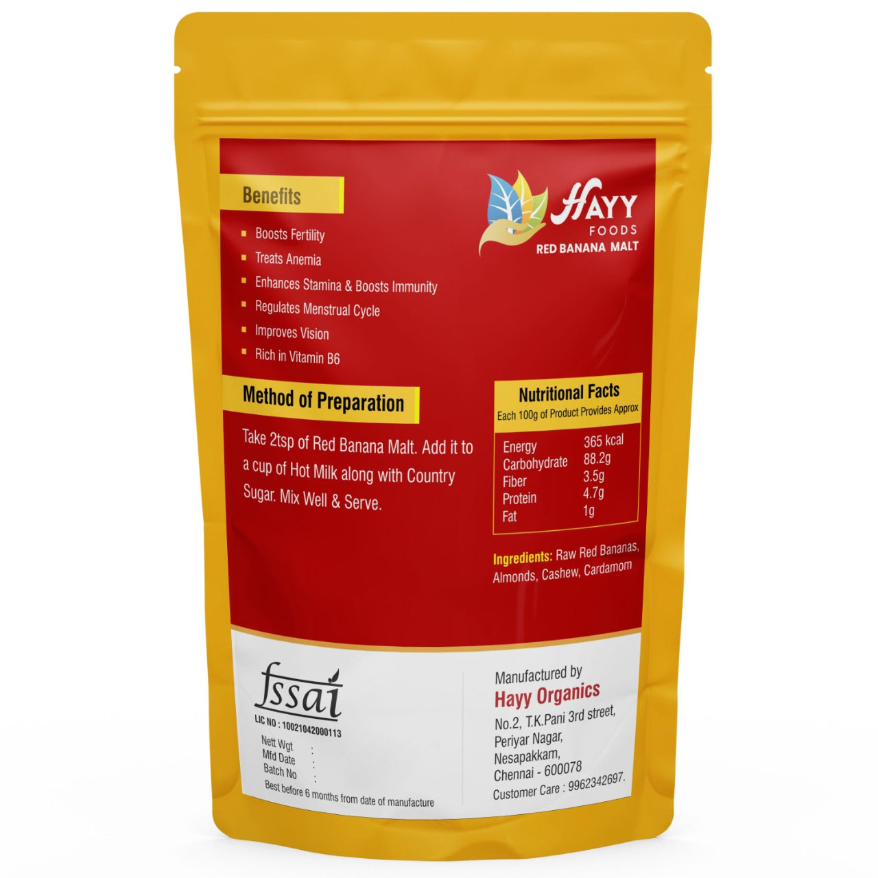 Red Banana Malt 250g