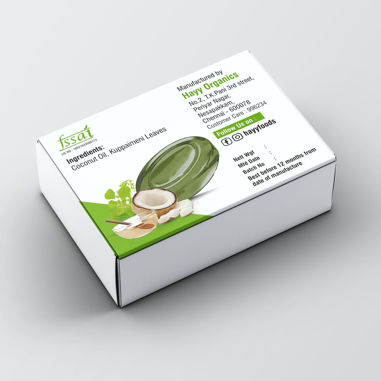 Kuppaimeni Soap Pack of 3