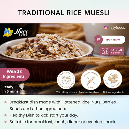 Traditional Rice Muesli 250g
