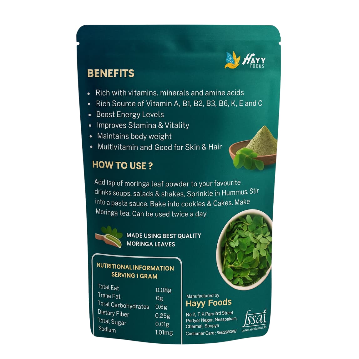 Moringa Powder 250g