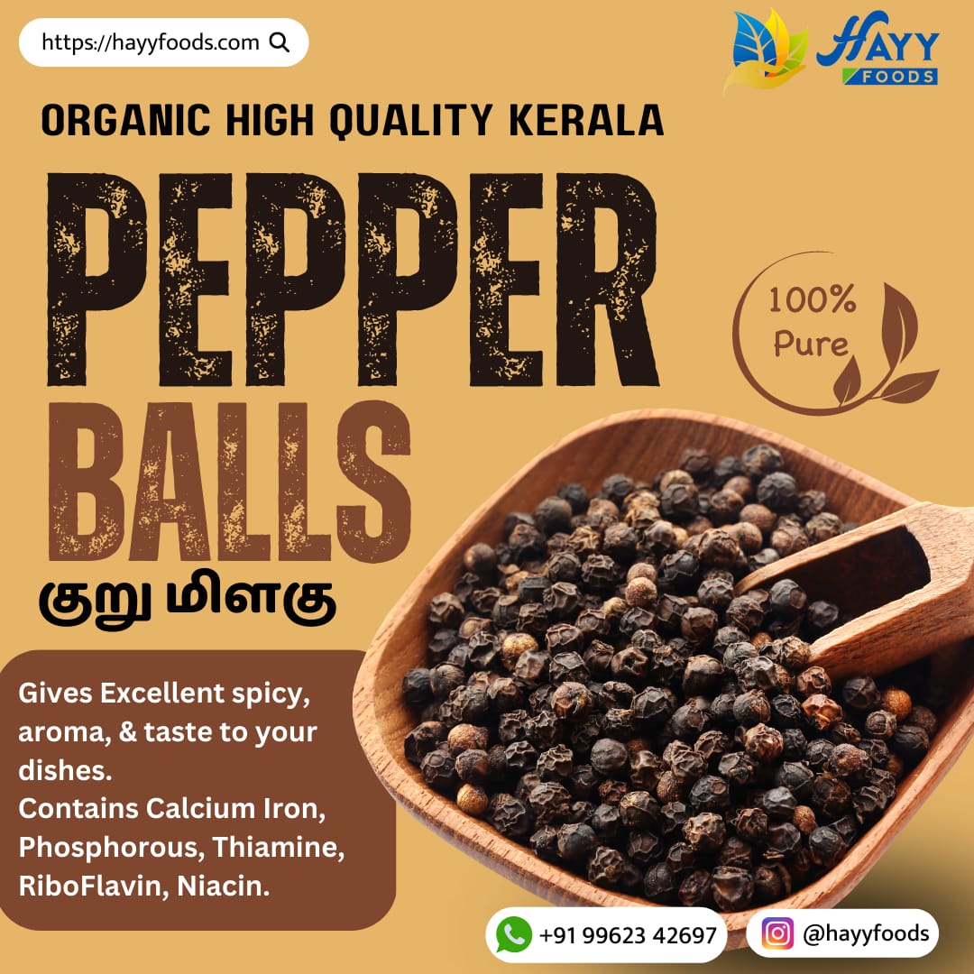 Organic Black Pepper 200g