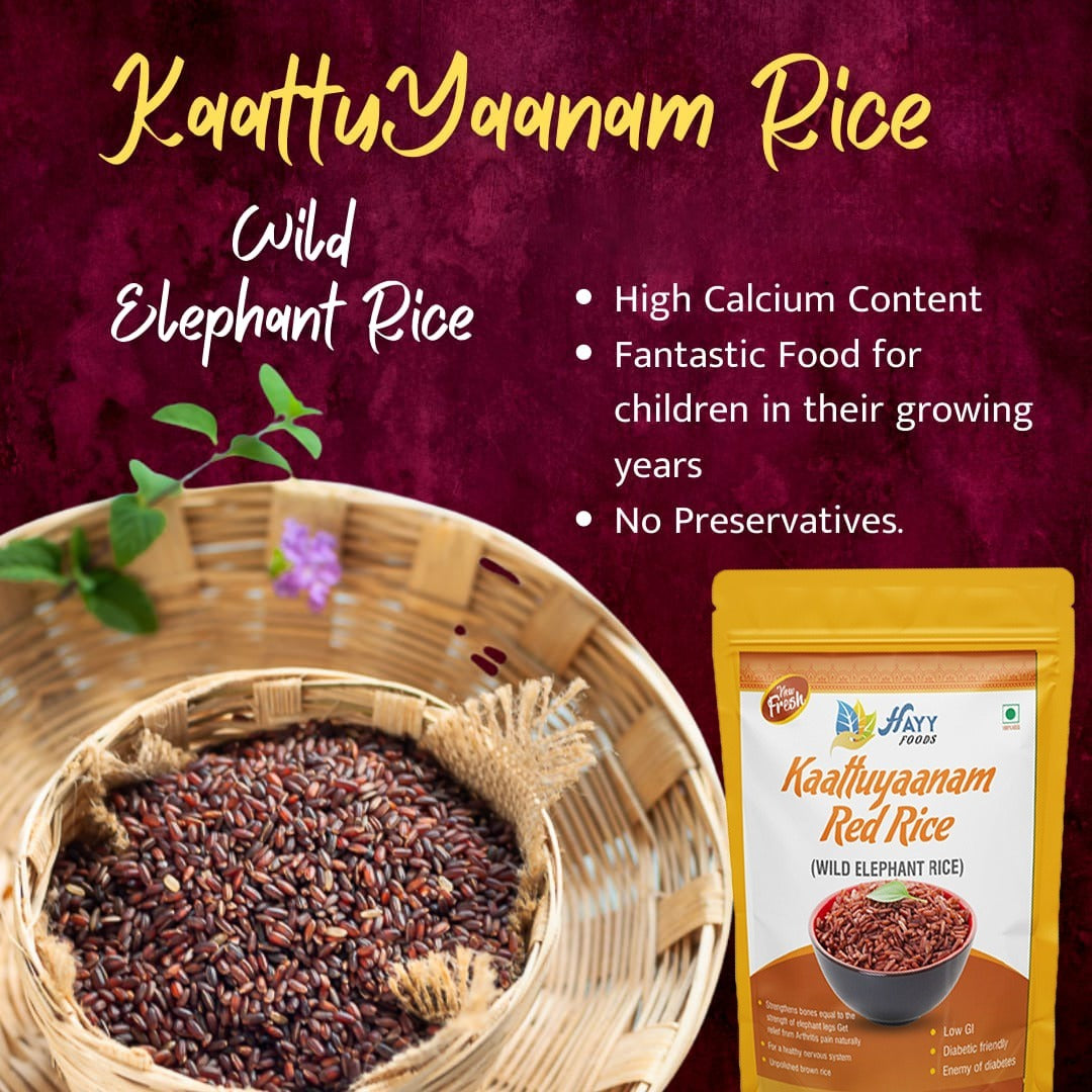 Kaatuyaanam Red Rice 1Kg