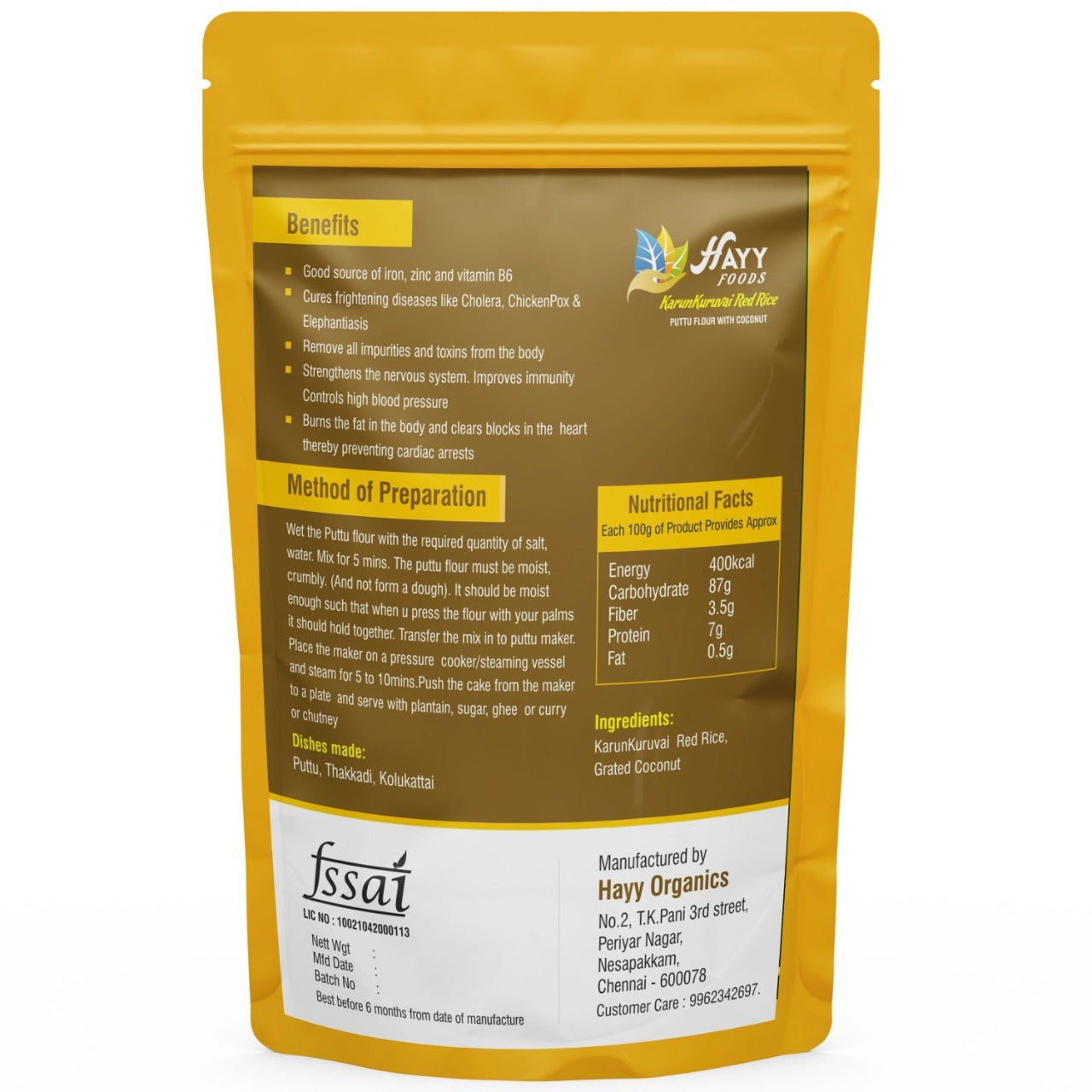 Karunkuruvai Red Rice 1Kg